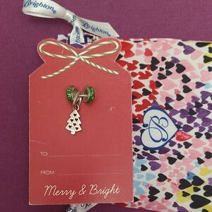 Brighton Festive Tree Charm with Green Accents